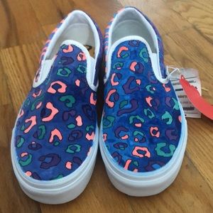 Custom colored one of a kind Vans
